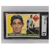 1955 Topps #123 Sandy Koufax Rookie SGC 1