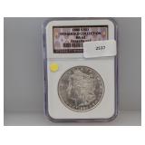 NGC 1880-S MS63 90% Silv Morgan $1