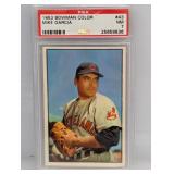 1953 Bowman 43 Mike Garcia PSA 7