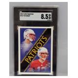 2000 Fleer Tradition Tom Brady Rookie SGC 8.5