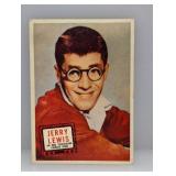 1957 Topps Hit Stars Jerry Lewis #86 Stain