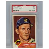 1953 Topps 36 Johnny Groth PSA 7