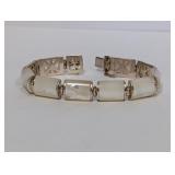 7' .925 Sterling Mother of Pearl Bracelet