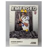 2024 Panini Score Emerged Jayden Daniels RC EM-JDS