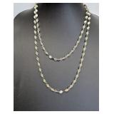 44' .925 Sterling Chain Necklace
