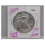2009 1oz .999 Silver Eagle $1 Dollar