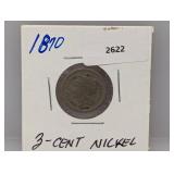 1870 Three Cent Nickel