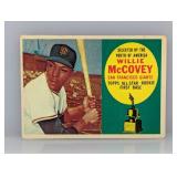 1960 Topps Willie McCovey #316 RC All Star Creases