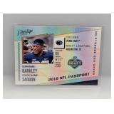 2018 Prestige Saquon Barkley Rookie NFL Passportï¿½
