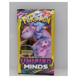 One 3-Card Mini Pokemon Unified Minds Booster Pack