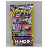 One 3-Card Mini Pokemon Unified Minds Booster Pack