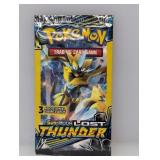 One 3-Card Mini Pokemon Lost Thunder Booster Pack