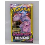 One 3-Card Mini Pokemon Unified Minds Booster Pack