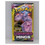 One 3-Card Mini Pokemon Unified Minds Booster Pack
