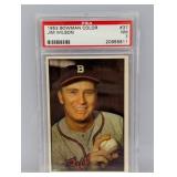 1953 Bowman 37 Jim Wilson PSA 7