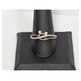.935 Silver Mickey Mouse Ring Sz 10.5