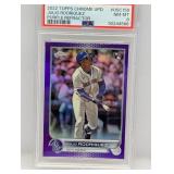 2022 Topps Chrome Update Rodriguez Purple PSA 8 RC
