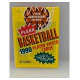 1990 Fleer Basketball pack Possible Michael Jordan