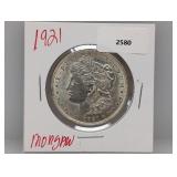 1921 90% Silver Morgan $1 Dollar
