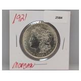 1921 90% Silver Morgan $1 Dollar