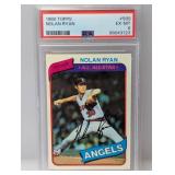 1980 Nolan Ryan #580 PSA Graded EX-MT 6