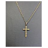18' Gold Filled Chain w/Cross Pendant