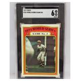 1972 Topps World Series Game #4 #226 SGC 6
