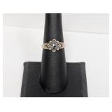 .925 Sterling Hematite Ring Sz 6.5