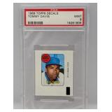 1969 Topps Decal Tommy Davis PSA 9