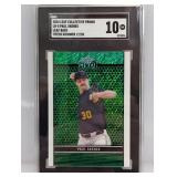 2024 Leaf Promo Green Shimmer /50 Skenes RC SGC 10