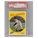 1959 Topps 148 Mike McCormick PSA 7