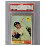 1961 Topps 68 Deron Johnson PSA 8