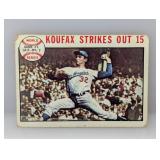 1964 Topps Sandy Koufax WS #136