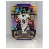 2021 Select Prizm Die-Cut Lamar Jackson #5