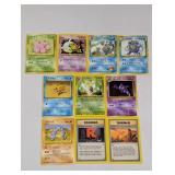 Lot Vintage Common Mixed Language Pokemon.