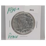 1934-S 90% Silver Peace $1 Dollar