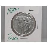 1927-S 90% Silver Peace $1 Dollar