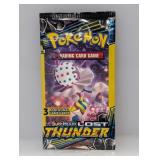 One 3-Card Mini Pokemon Lost Thunder Booster Pack