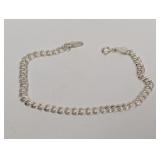 8' .925 Sterling Charm Bracelet