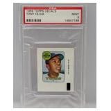 1969 Topps Decal Tony Oliva PSA 9