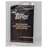 2020 Topps Baseball Exclusive Patch Box Top Pack