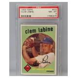 1959 Topps 403 Clem Labine PSA 8