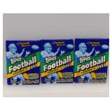(3) Packs 1993 Topps Football