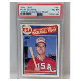 1985 Topps Mark McGwire RC #401 PSA Graded NM-MT 8