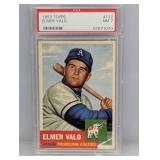 1953 Topps 122 Elmer Valo PSA 7