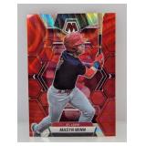 111/199 2023 Mosaic Red Wave Prizm Masyn Winn #21