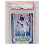 2021 Leaf Metal Draft Collins Auto Blue Wave PSA 9