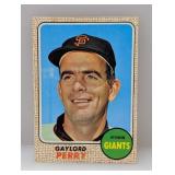 1968 Topps Baseball Gaylord Perry HOF 85 Edge