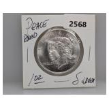 1oz .999 Silv Peace Round