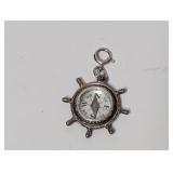 .925 Sterl Nautical Compass Pendant